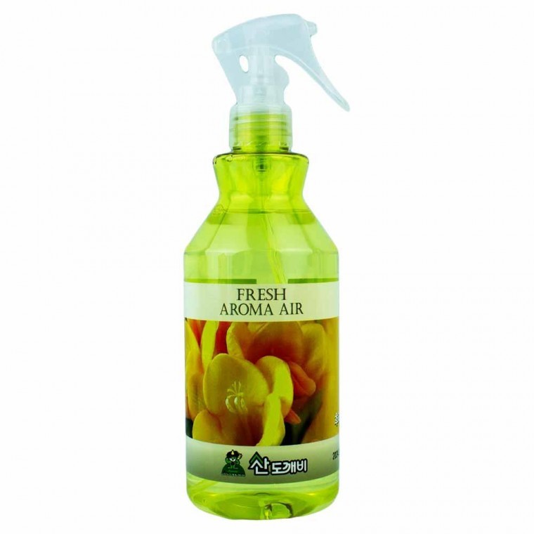 산도개비 후레쉬 아로마 에어 방향제 380ml-후리지아 - 상품 이미지