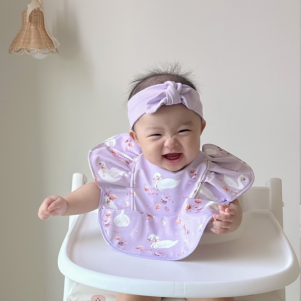 아기 턱받이 이유식 턱받이 방수 턱받이 침받이 신생아 유아 베이비 빕 프릴