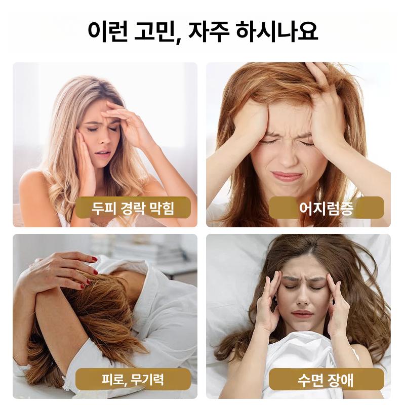 문어 두피 마사지기 넓은 이빨 거북이 브러시 헤어 케어 휴대용 1개 - 상세 이미지 5