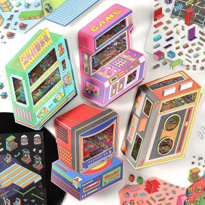 [세트구매 4종] 3D 방꾸미기스티커 다꾸 레코드 가게 실사용 후기 | 효과 있을까? - 상품 이미지 1