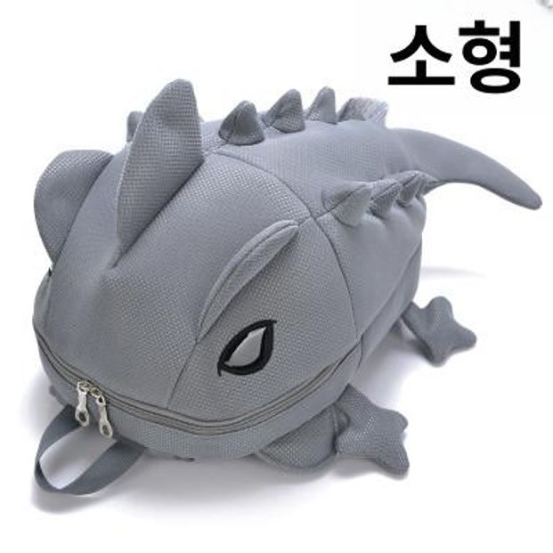 다이노몬스터 학생용 여행용 가방 남녀공용 패션 스몰 그레이 - 상품 이미지