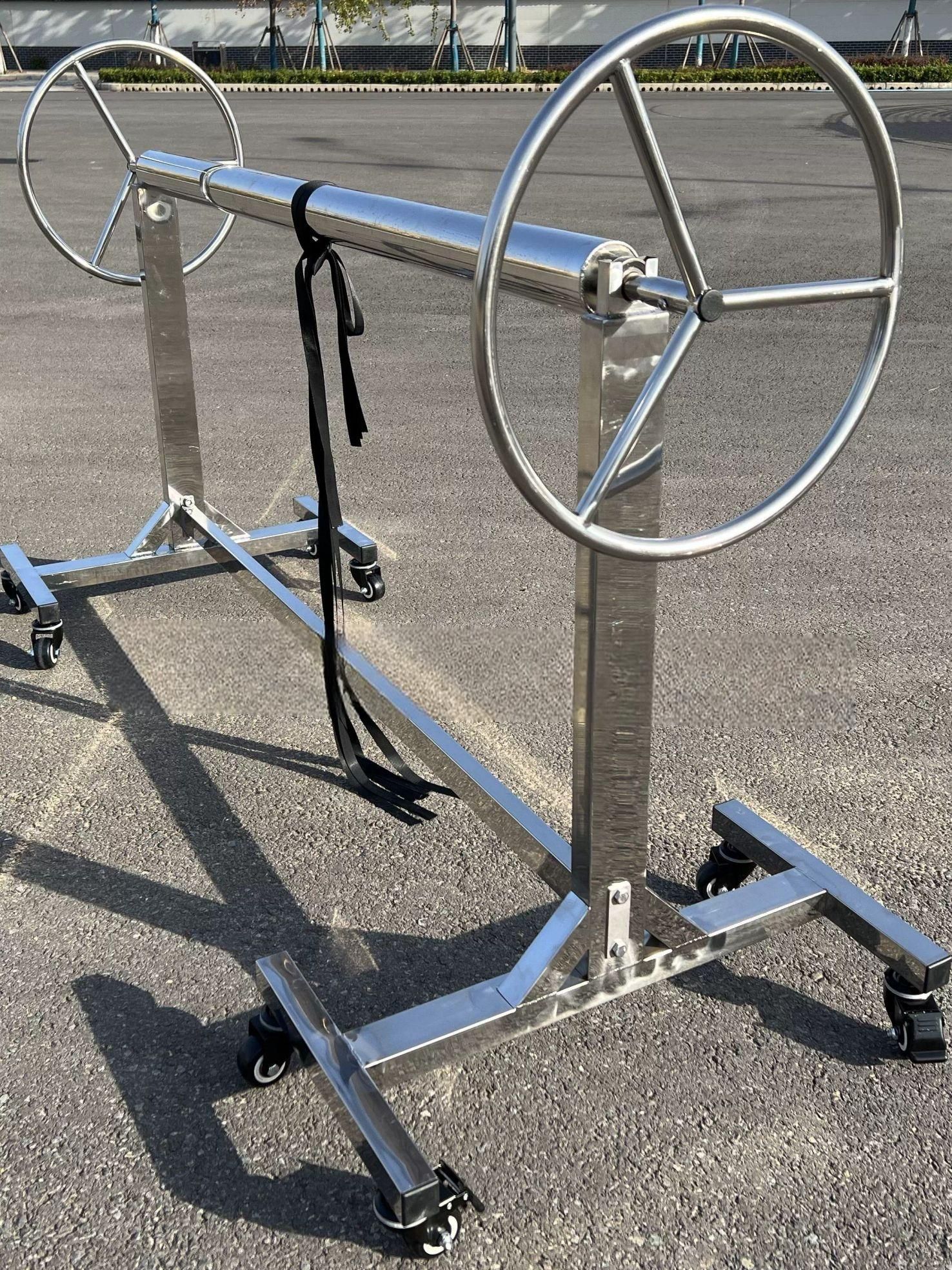 수영장 커버롤러 방수포 와인더 펜션 리조트 단열 덮개 거치대 - 상품 이미지