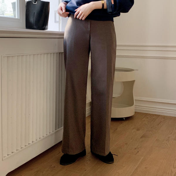 히든버클 기모 세미 부츠컷 슬랙스 ps5553 제품 이미지