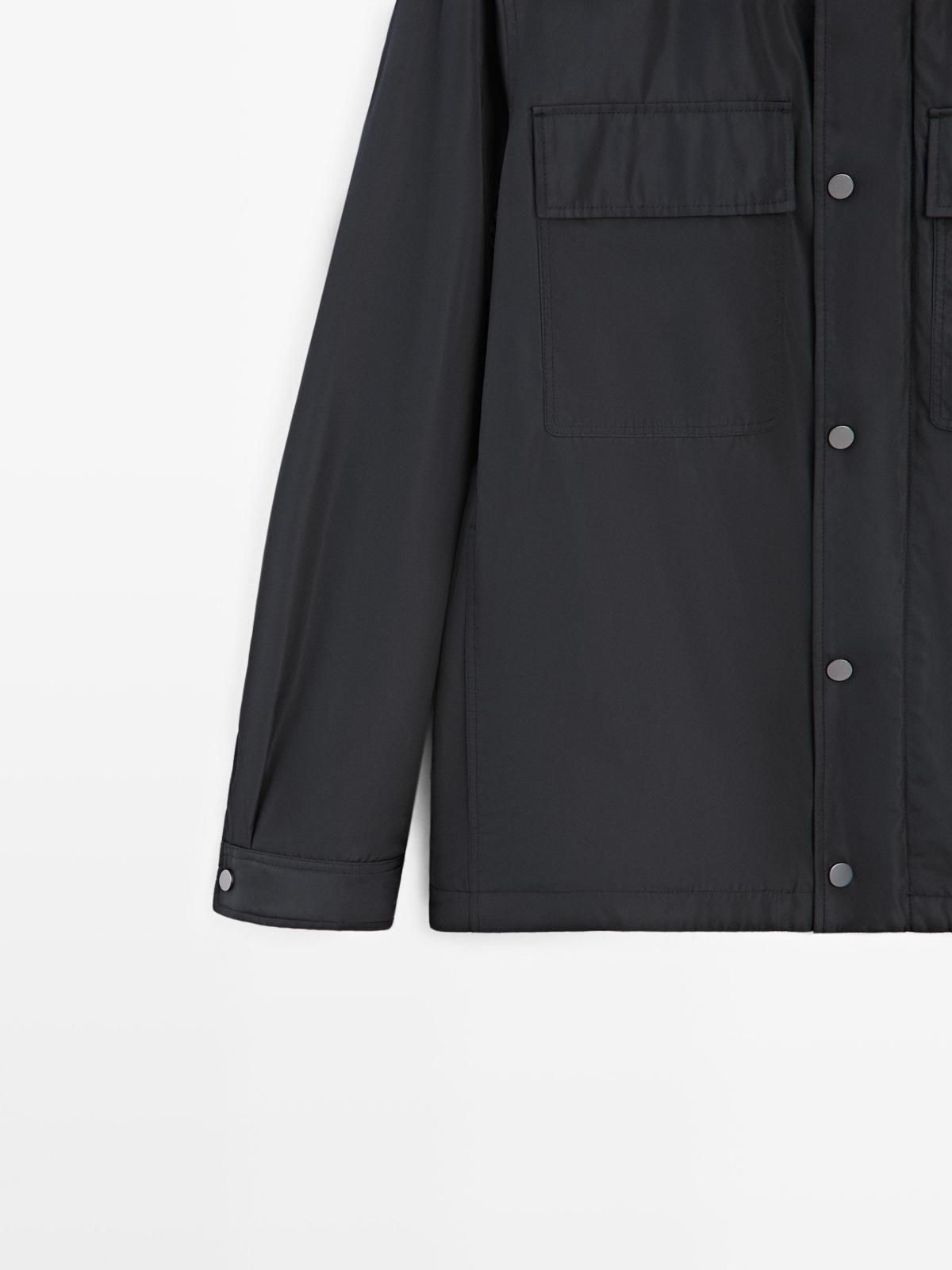 마시모두띠 테크니컬 방수 오버셔츠 포켓 3115/436 DARK NAVY 이미지 7