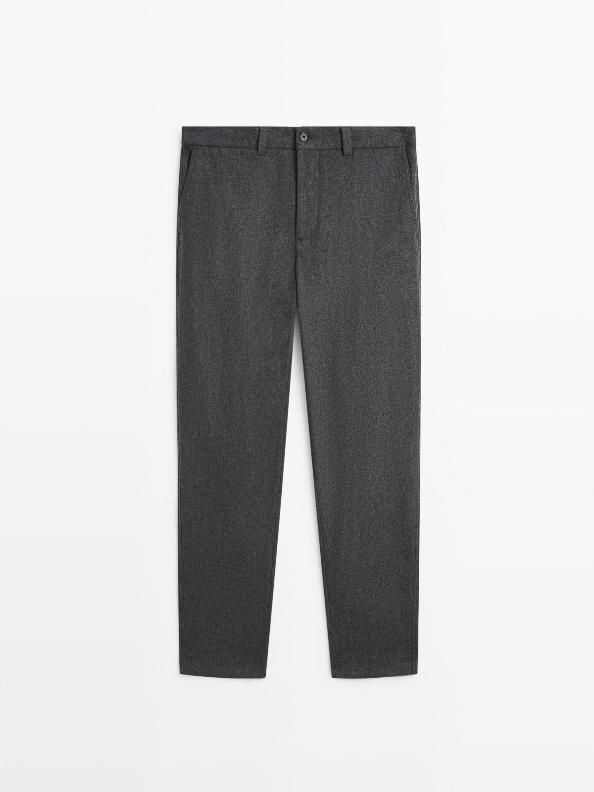 마시모두띠 테크니컬 울블렌드 플란넬 팬츠 2863/352 GREY - 상세 이미지 5