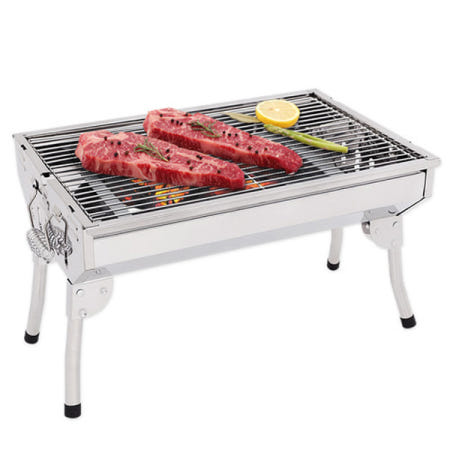 꾸버스 포터블 M 베이직 바베큐그릴 캠핑 펜션 스텐 야외용 펜션 숯불 직화 캠핑그릴