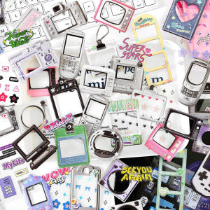 긴 사랑 이야기 Y2K 생활 테마 디카 폴더폰 프레임 다이어리꾸미기 스티... 실사용 후기 | 효과 있을까? - 상품 이미지 1