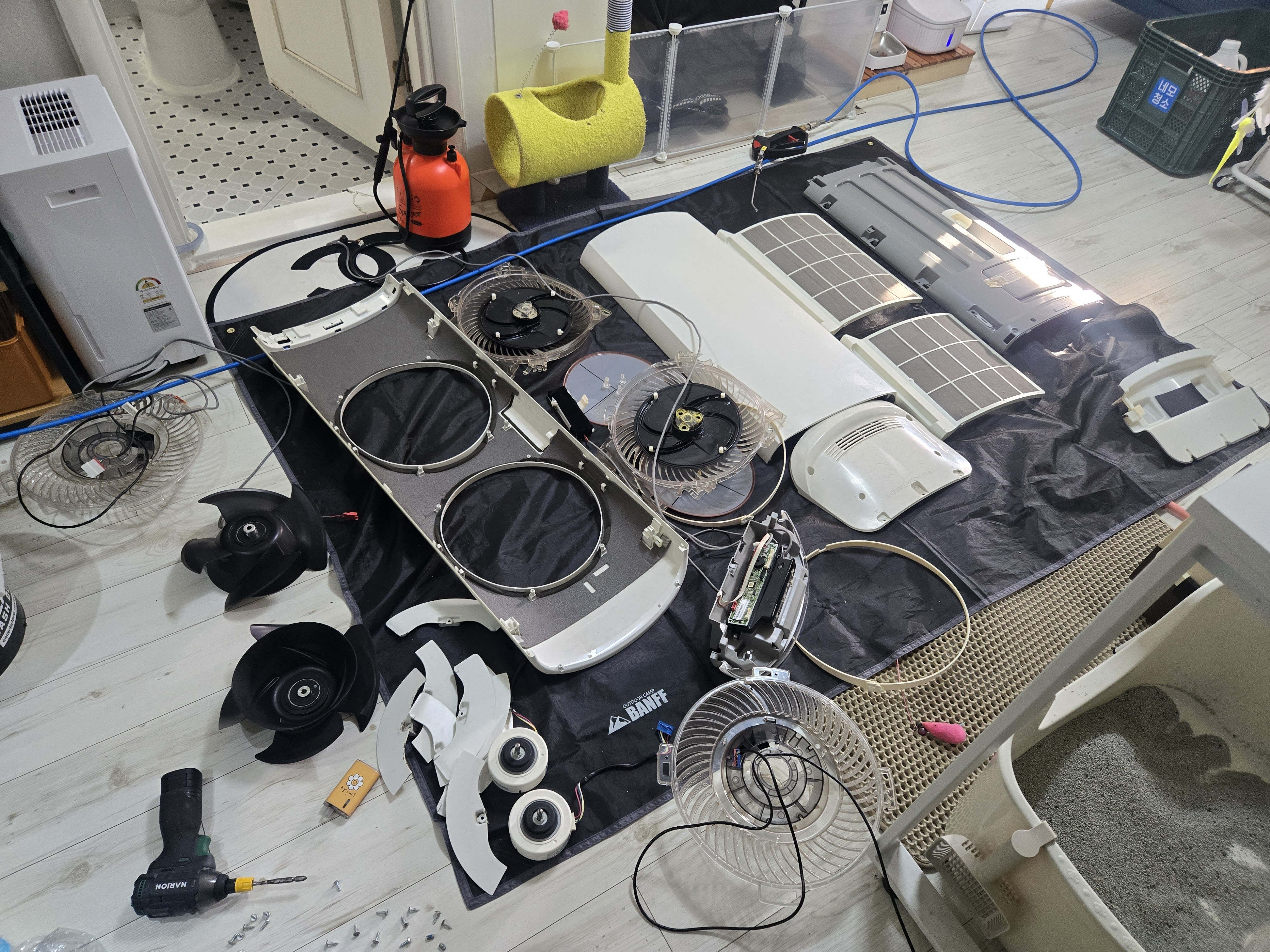 에어컨청소 벽걸이 스탠드 천장형시스템 2in1 삼성 LG 캐리어 세탁기 분해업체 인천 서울 이미지 3