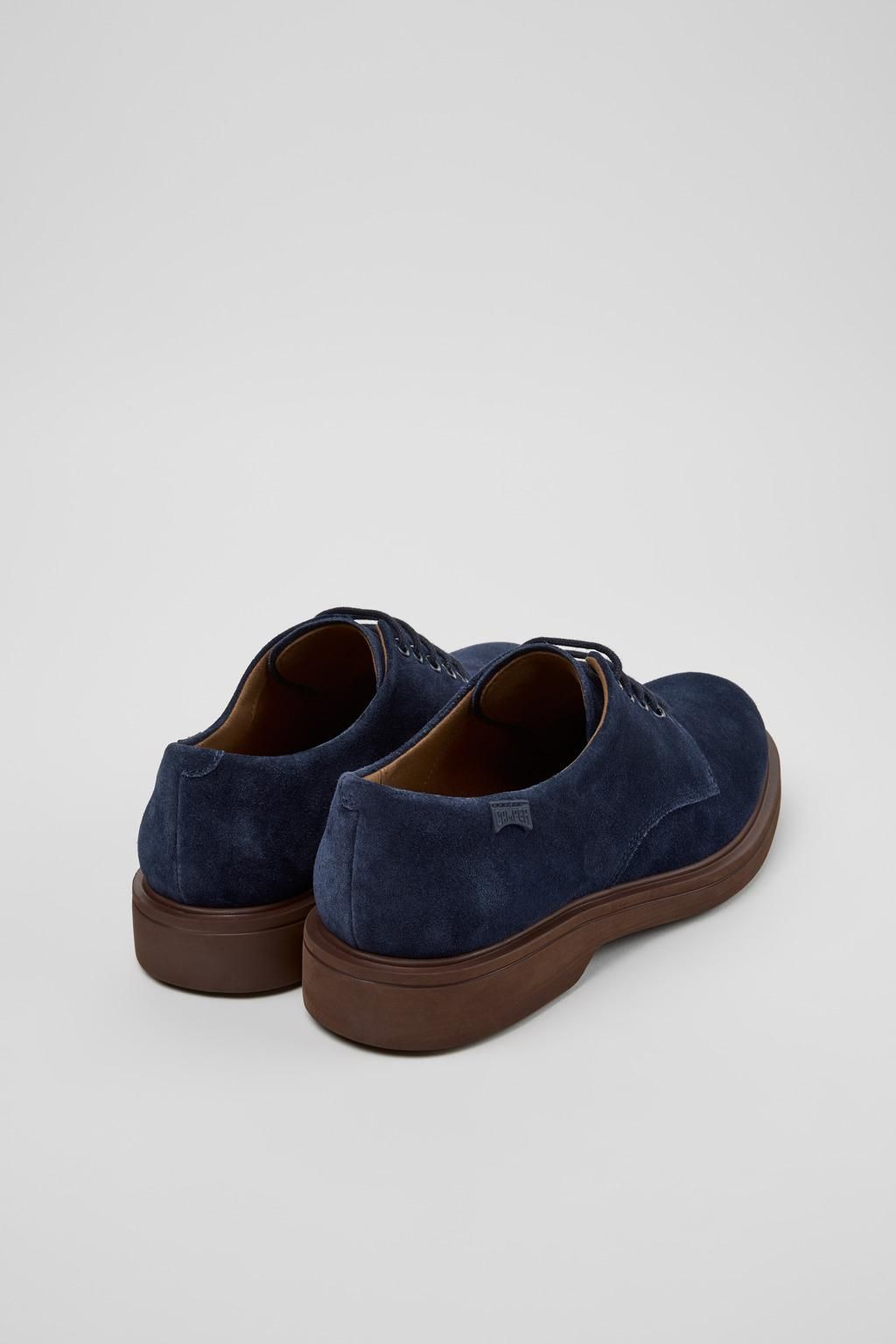 캠퍼 블루 스웨이드 더비슈즈 Norman K100998-008 BLUE - 상세 이미지 3