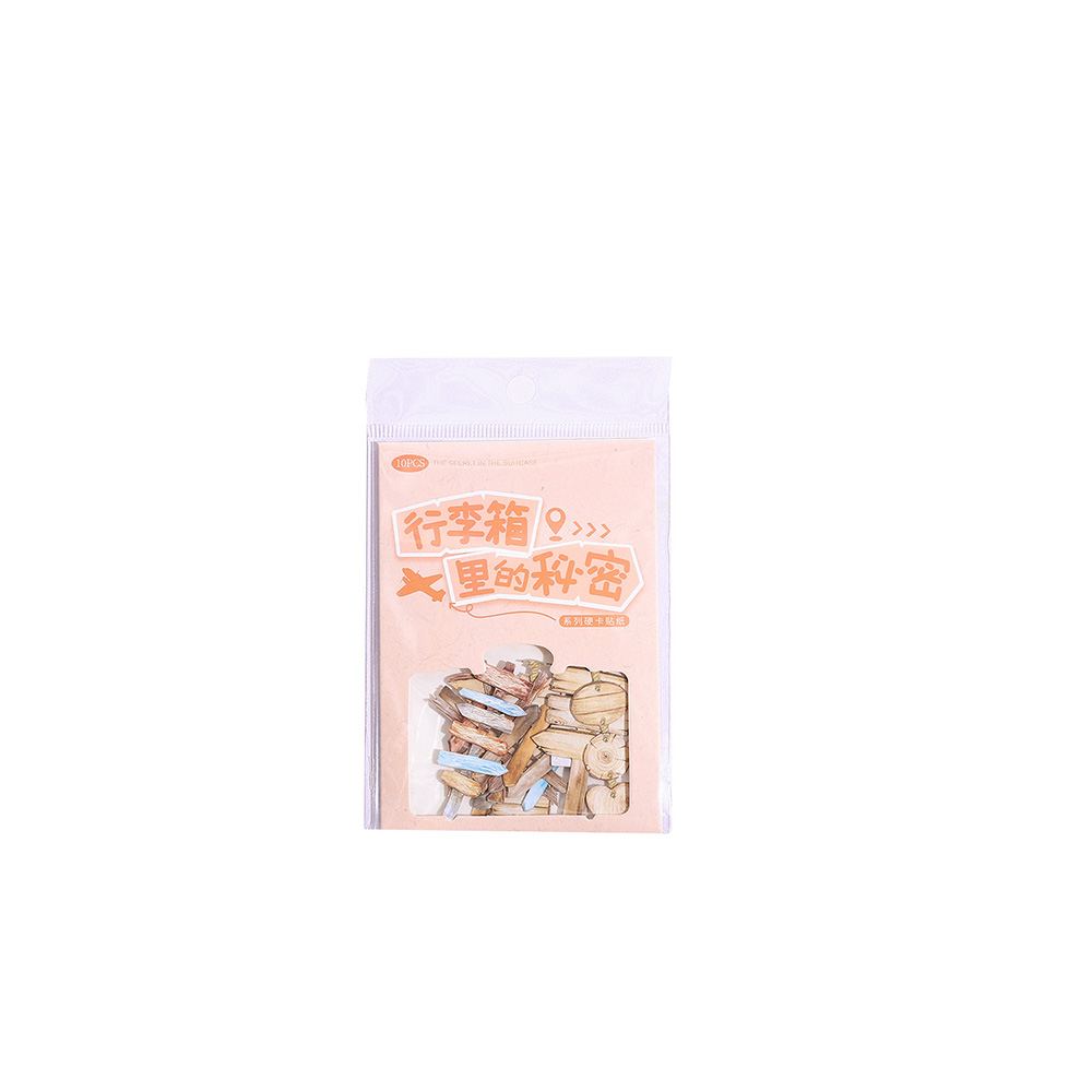 여행가방 보물섬지도 여행 카메라 이정표 다이어리꾸미기 스티커 캐리어 - 상세 이미지 5