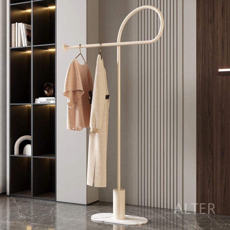 디자인행거 스탠드 옷걸이 드레스룸 인테리어 화이트 170cm - 상세 이미지 5