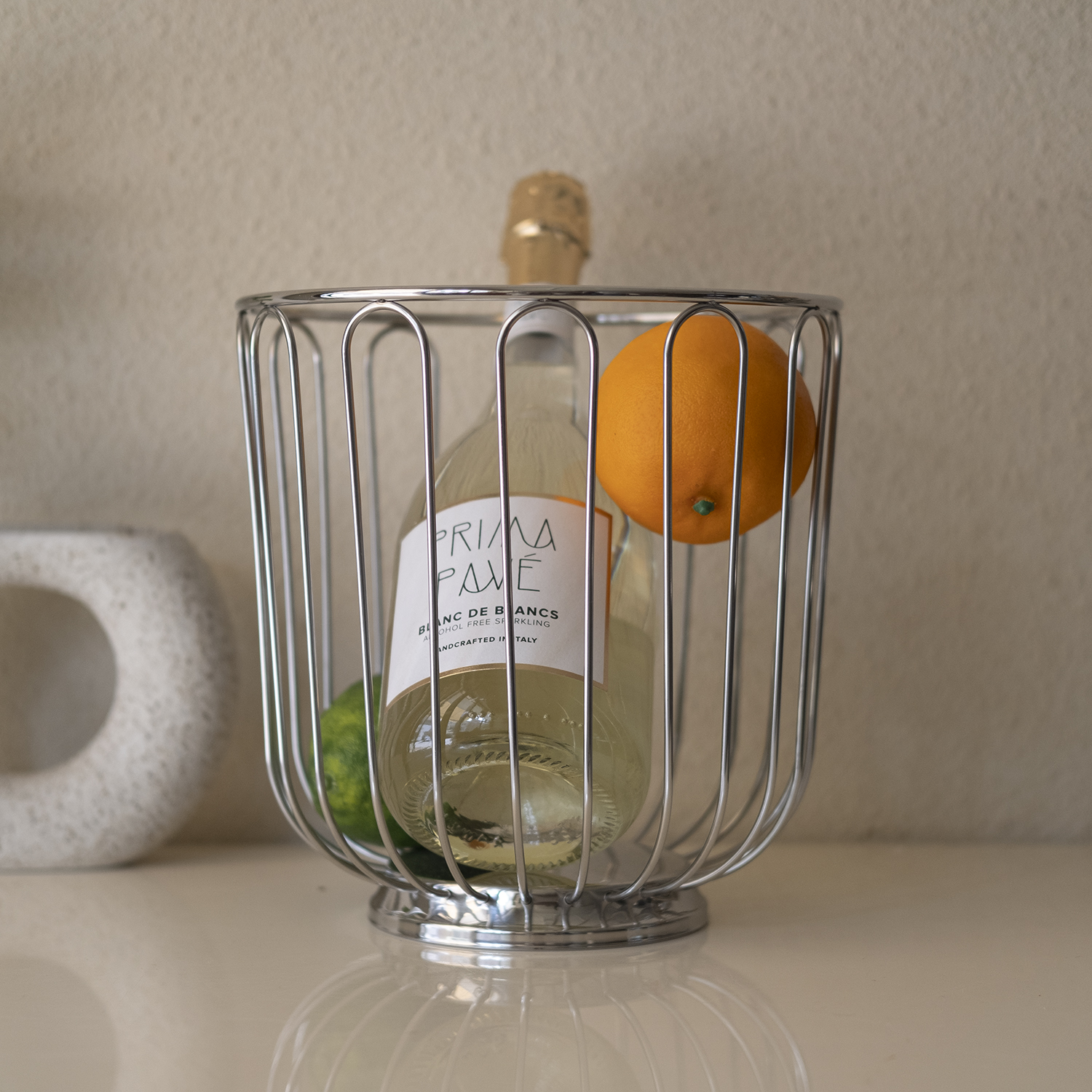 빌라트 스텐 와이어 바스켓 롱 철제 수납 정리 바구니