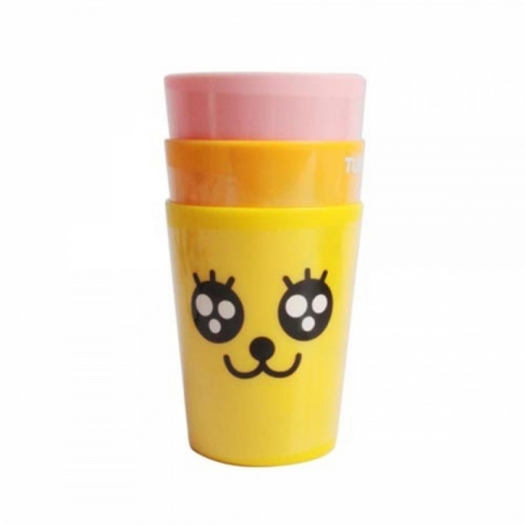 가벼운 캐릭터 물컵 3P CUP 주방컵 가정용컵 - 상품 이미지