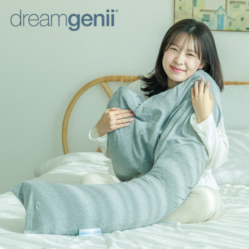 영국 프리미엄 드림지니 임산부 바디필로우 (속솜+커버) 임신축하선물 임산부베개 쿠션 답답하지 않은 7자형 사진 6