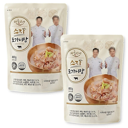 지극진성 금산인삼 스지 특도가니탕 800g 대용량 인삼 곰탕 간편식 16팩