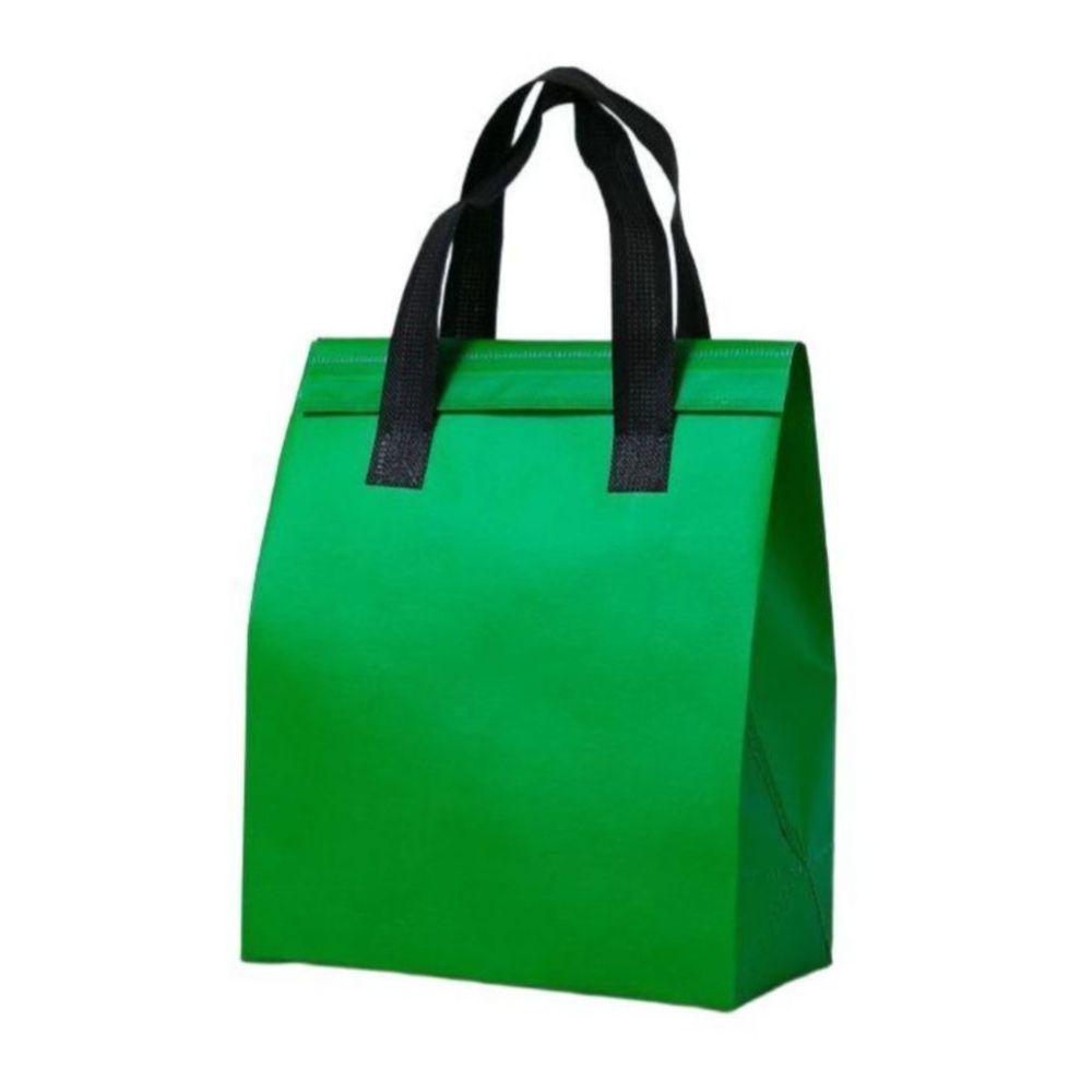 테이크아웃 손잡이 보냉팩 100개 세트 단열 디저트 포장 일회용 대형 26x17x26cm 빨간 보온백 - 상세 이미지 2