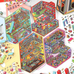 [세트구매 4종] 3D 방꾸미기스티커 다꾸 레코드 가게 실사용 후기 | 효과 있을까? - 상품 이미지 2