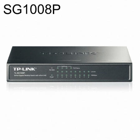 TP-LINK TL-SG1008P 스위치허브 (8포트 1000Mbps PoE)