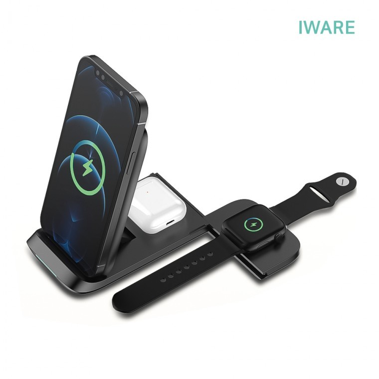 IWHERE IQW-3100 올인원 무선고속충전기 충전패드 - 상품 이미지