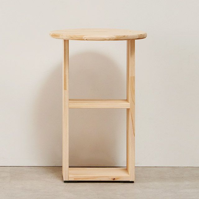 가구의서 H6697 삼나무 키큰 다용도테이블 350x350x528mm - 상품 이미지