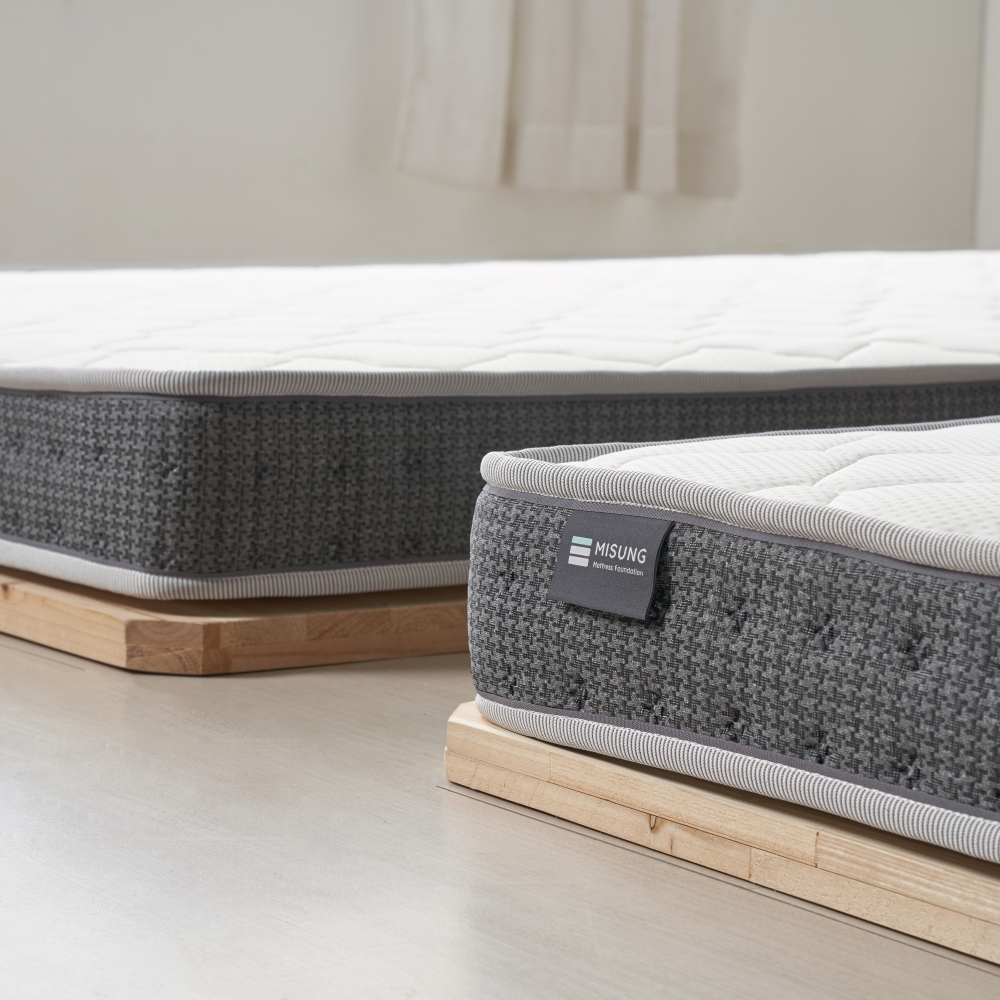 미성침대 슬림핏 본넬 스프링 침대 매트리스 원룸 복층 2층침대 바닥 얇은 슬림핏 S