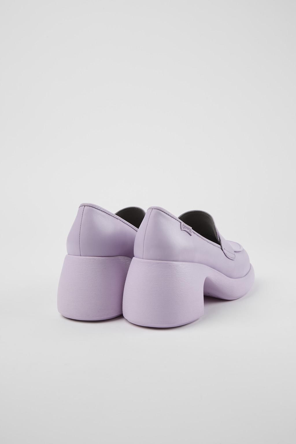 캠퍼 퍼플 가죽 힐 로퍼 Thelma K201292-019 PURPLE - 상세 이미지 3