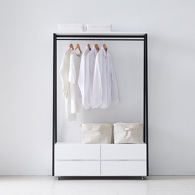 가구의서 G562 2단 이동식 서랍행거 1200x420x1870mm - 메인 이미지