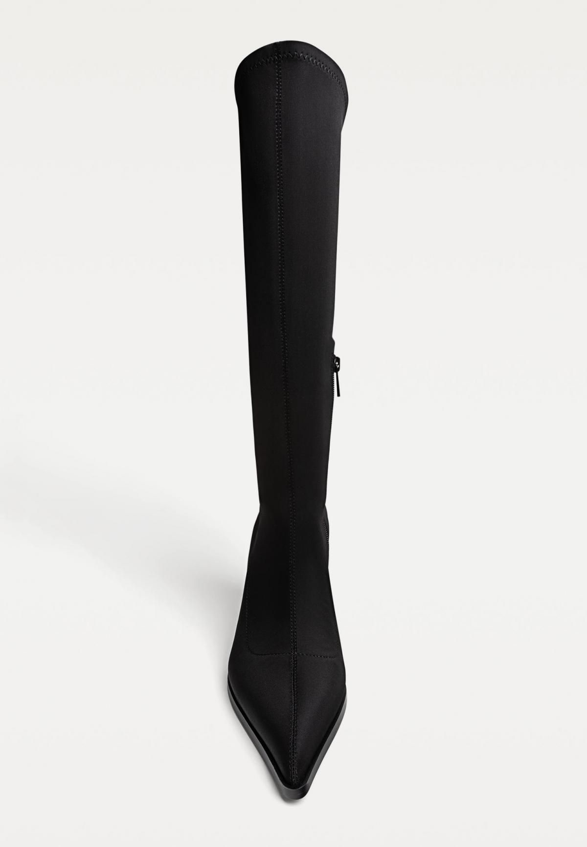 스트라디바리우스 스트레치 블랙 롱 하이힐 부츠 XL 9852/470 BLACK - 상세 이미지 2