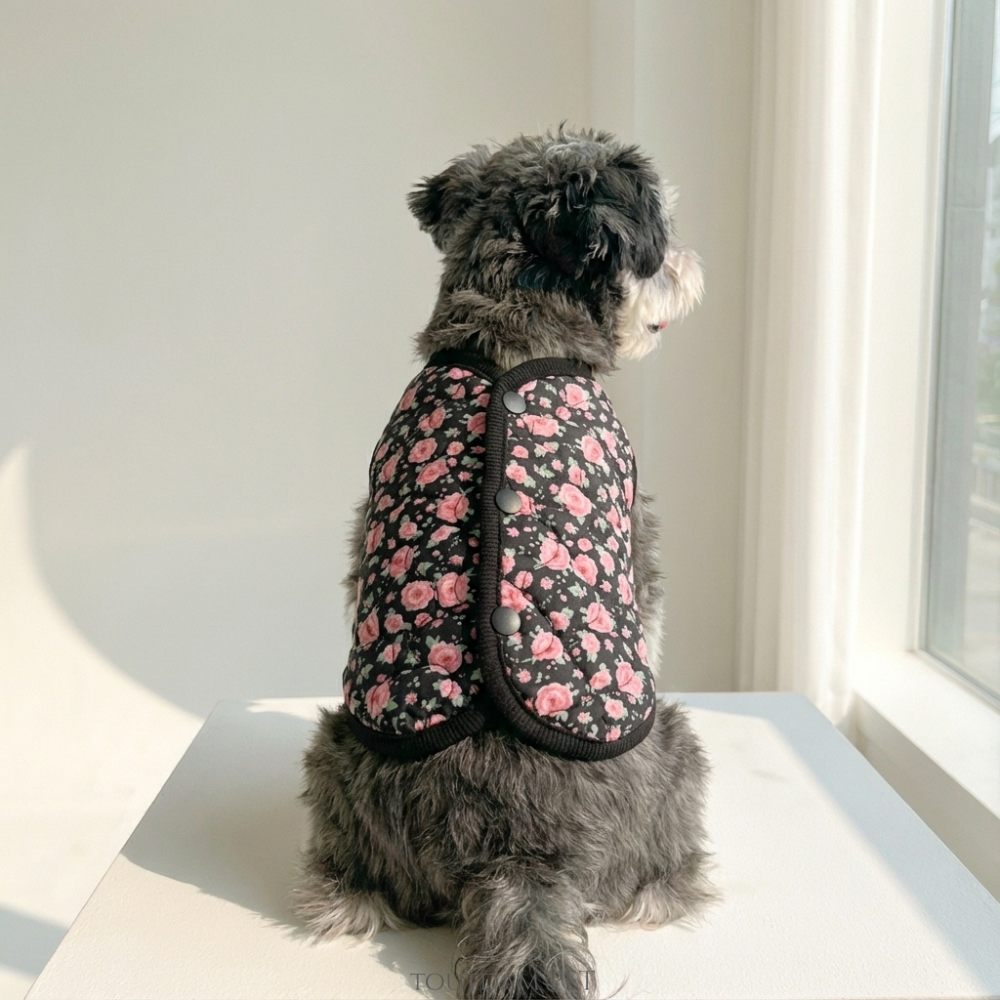 뚜담 강아지김장조끼 고양이 할머니조끼 반려견 히트텍