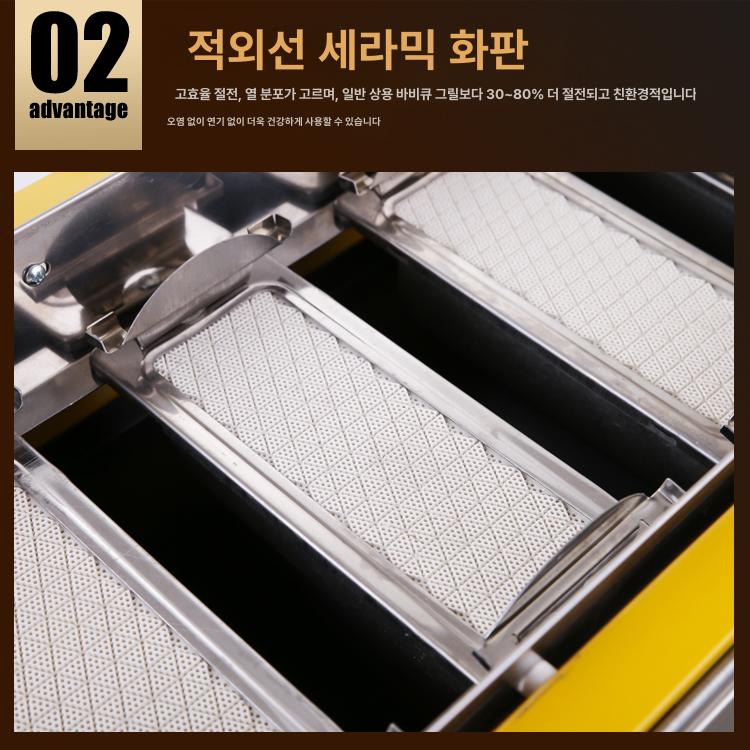 장어 초벌 기계 업소용 식당 직화구이 그릴 장어구이 - 상세 이미지 4