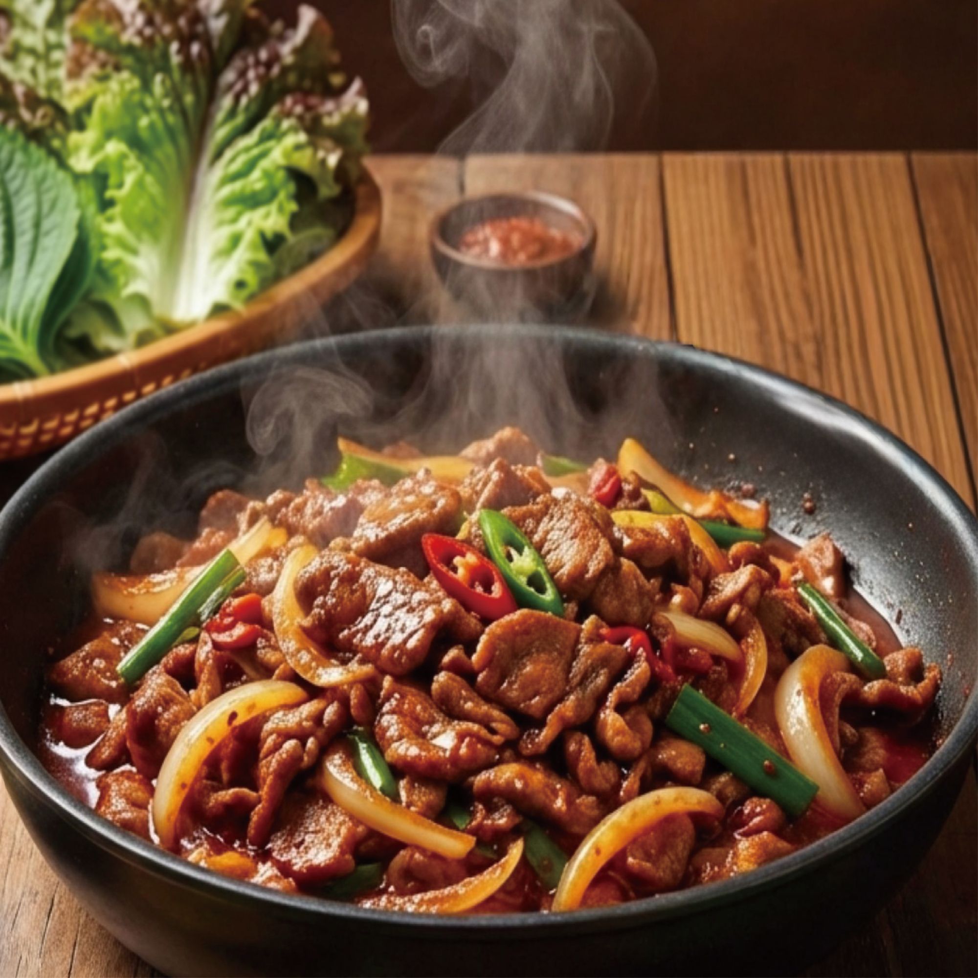 팔공산 10년맛집 은가비 오리불고기 오리주물럭 밀키트 2~3인분 900g (신선채소 포함) - 상품 이미지