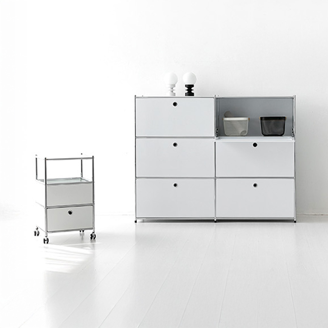 심플리 2x3 수납장 6문 BC134 1520mmx400mmx1210mm, 3단, 퓨어화이트 4195.4170 이미지 6
