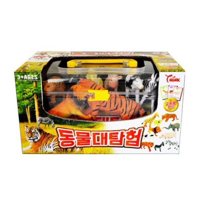 동물대탐험 피규어 인형 모형 장난감 교구 학습놀이