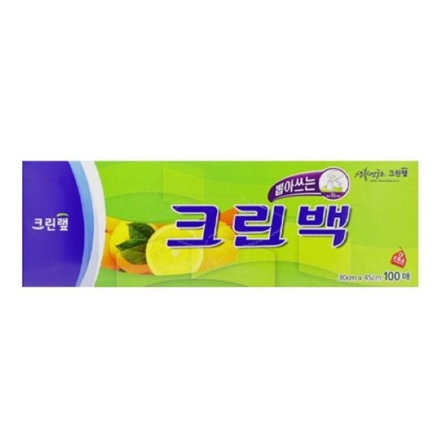 크린랲 크린백 대 100매 30x45 비닐봉투 음식포장 - 상품 이미지
