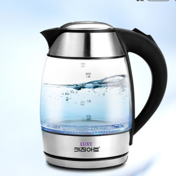 강화유리 무선 전기 포트 스테인리스 대용량 전기 포트 키친아트 자동