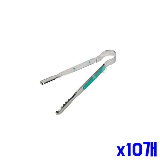 다용도 스텐 미니 얼음집게 x10개 주방집게 요리집게 - 상품 이미지