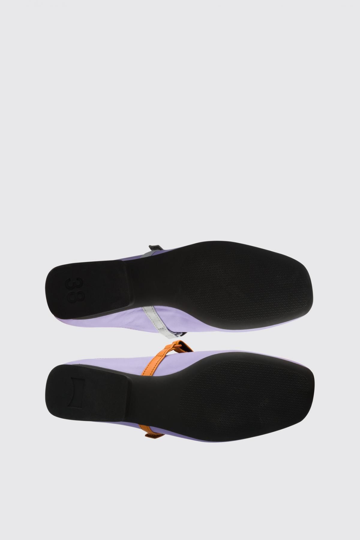 캠퍼 라벤더 누벅 스트랩 슬리퍼 Twins K200990-002 PURPLE - 상세 이미지 5