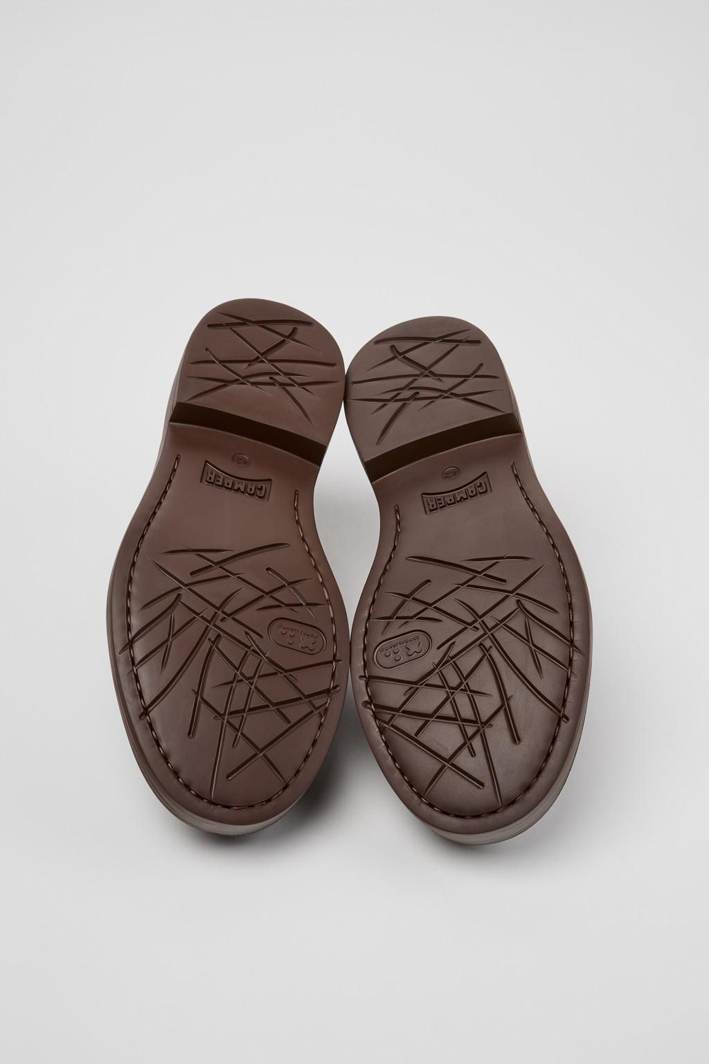 캠퍼 클래식 브라운 남성 로퍼 Twins K101088-002 BROWN - 상세 이미지 5