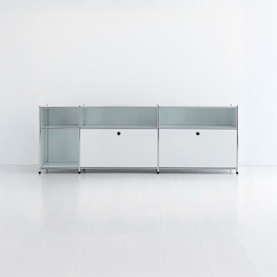 심플리 3x2 수납장 2문 BC144 1890mmx400mmx645mm, 2단, 화이트 7670.3974 - 상세 이미지 2