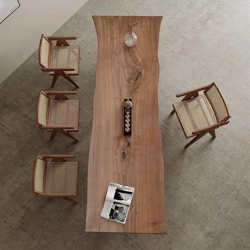 카페 원목 아크릴 대형 테이블 사무실 거실 식탁 200cmx75cmx75cm - 상세 이미지 2