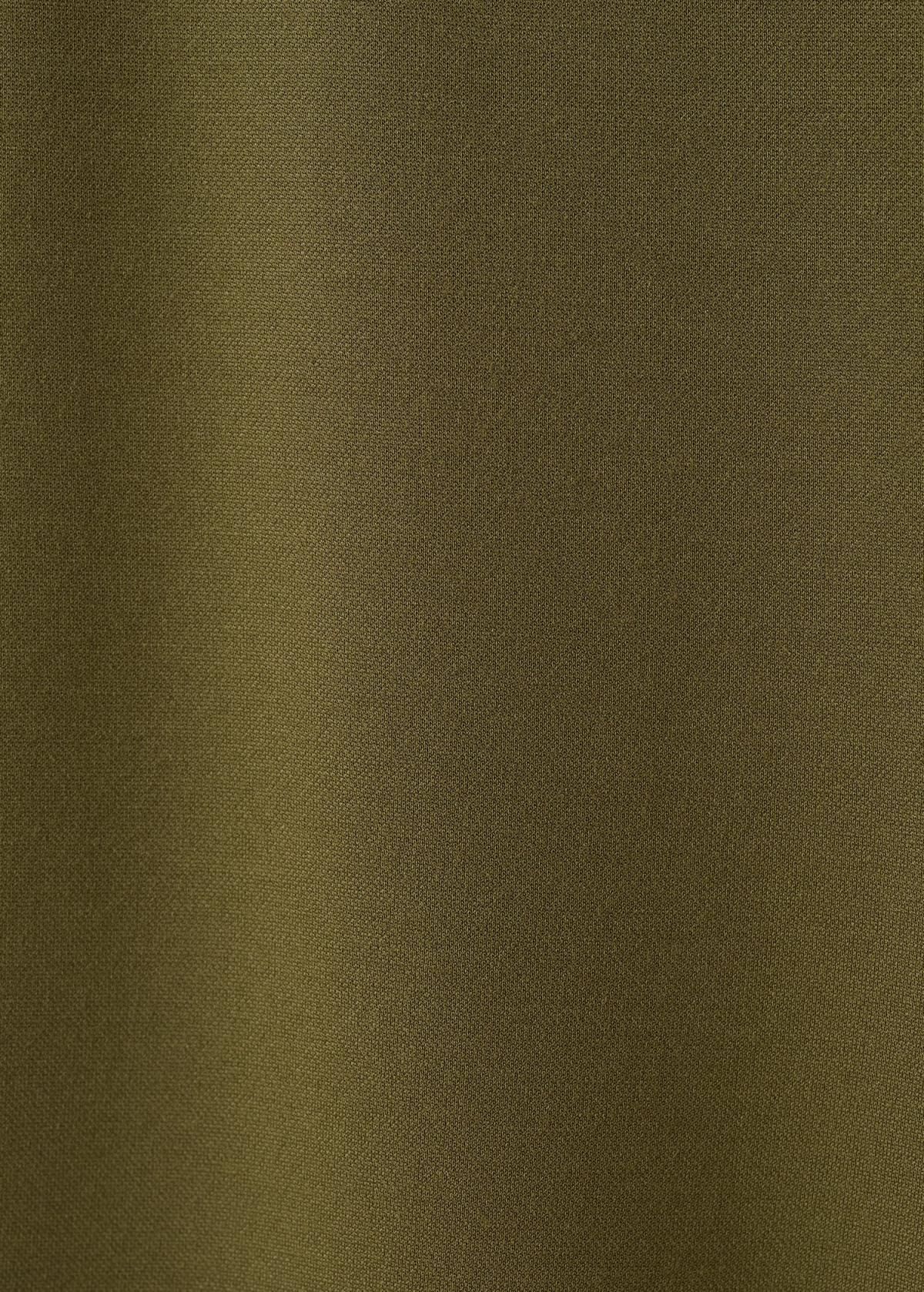 망고 와이드핏 하이웨이스트 밴딩 팬츠 27072541 KHAKI - 상세 이미지 3