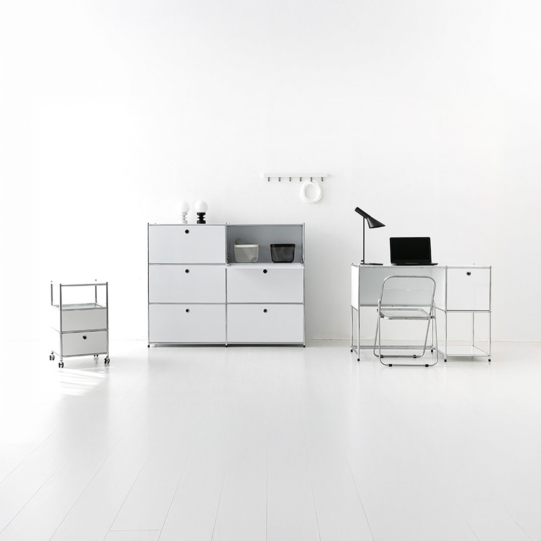 심플리 2x3 수납장 6문 BC134 1520mmx400mmx1210mm, 3단, 퓨어화이트 4195.4170 - 상세 이미지 2