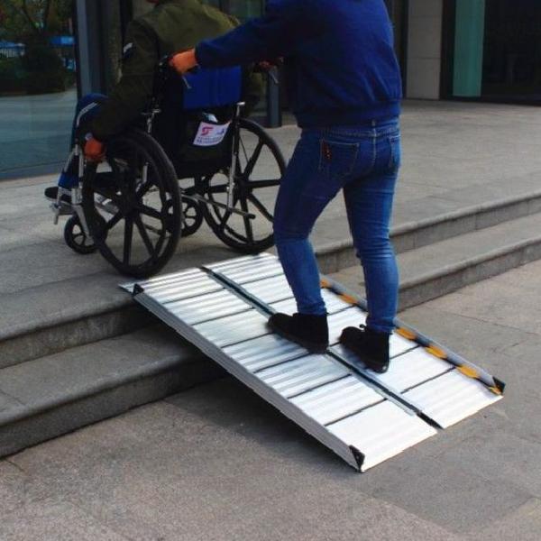 오토바이 알루미늄 휴대용 이동식 진입판 휠체어 경사로 - 상품 이미지