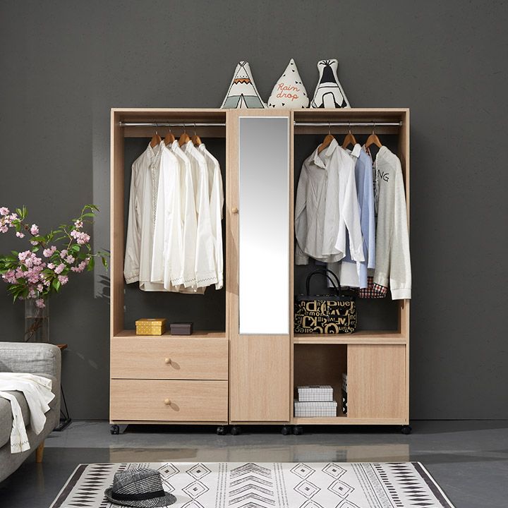 가구의서 C1035 거울 행거 세트 1510x400x1650mm - 메인 이미지