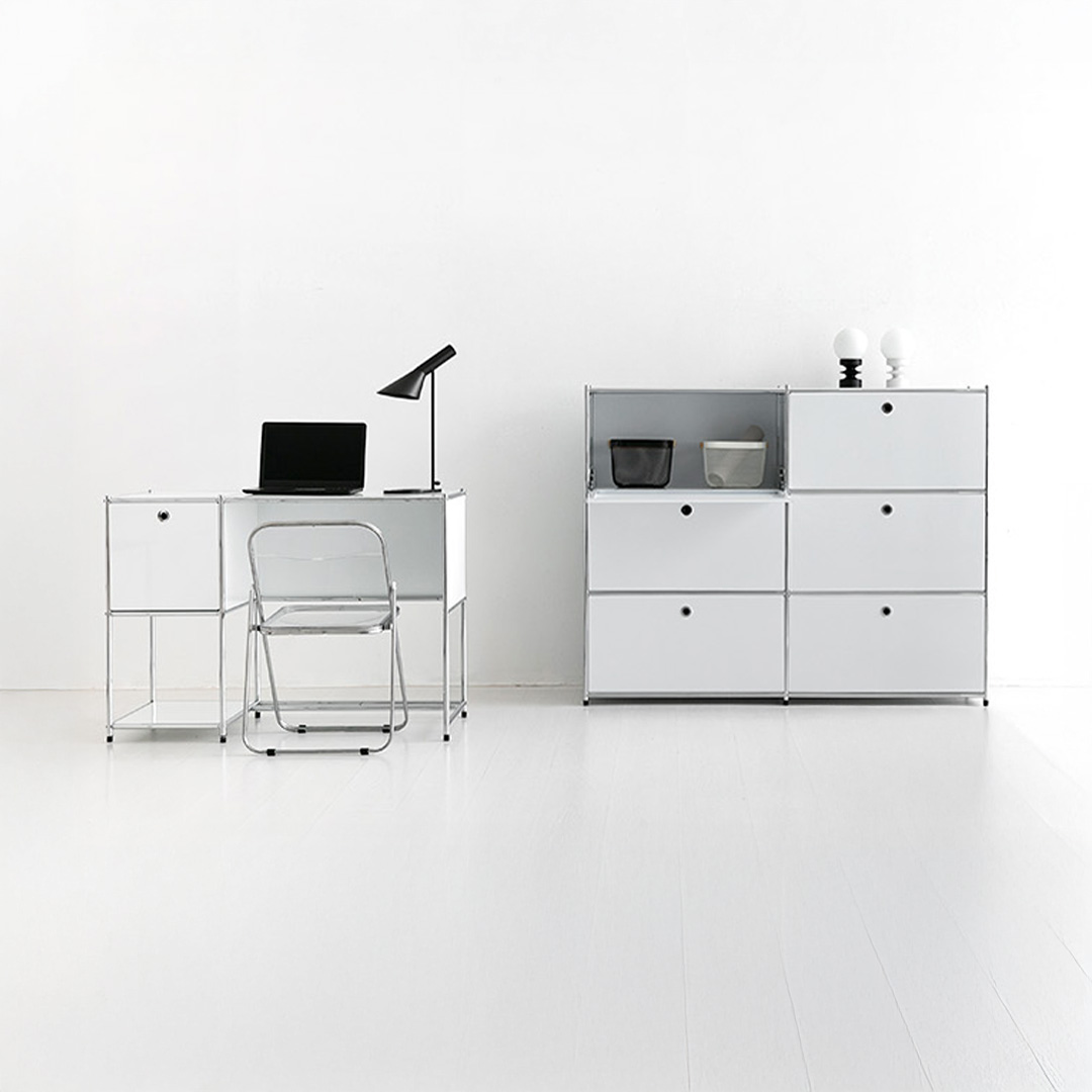 심플리 2x3 수납장 6문 BC134 1520mmx400mmx1210mm, 3단, 퓨어화이트 4195.4170 - 상세 이미지 5