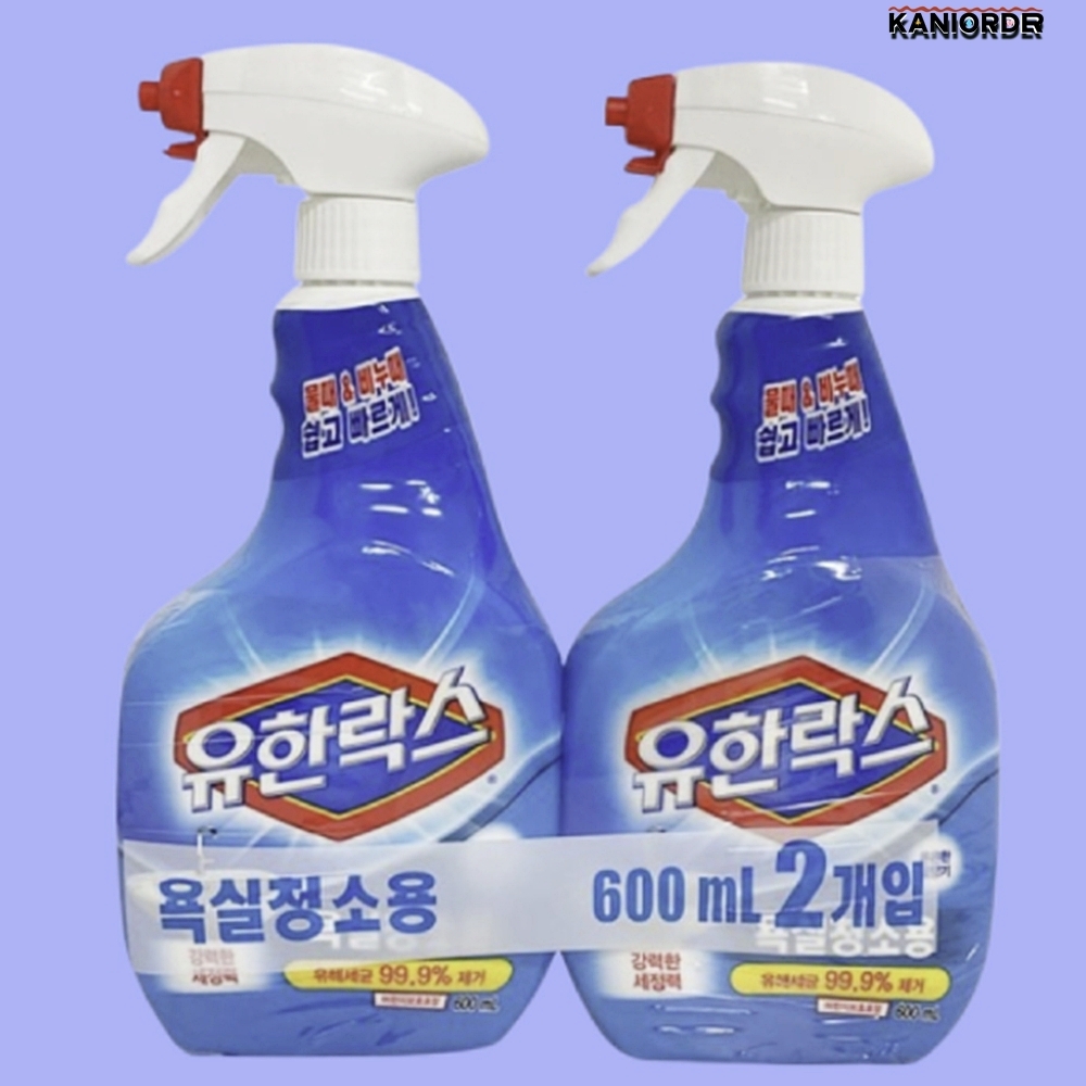 락스 스프레이 2개 욕실 타일 청소 변기 물때 곰팡이 살균 소독제 - 상품 이미지