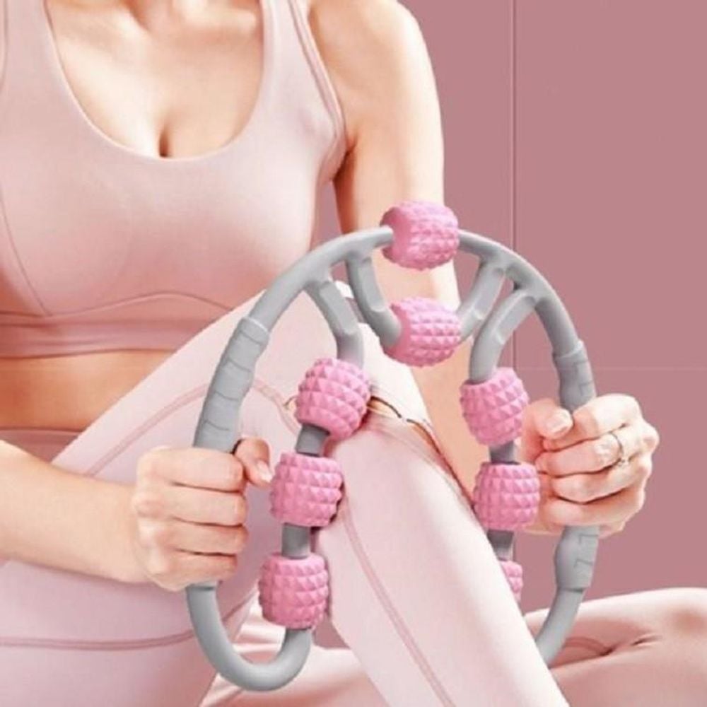 요가 필라테스 소도구 9개 롤러 종아리 다리 마사지기 - 상품 이미지
