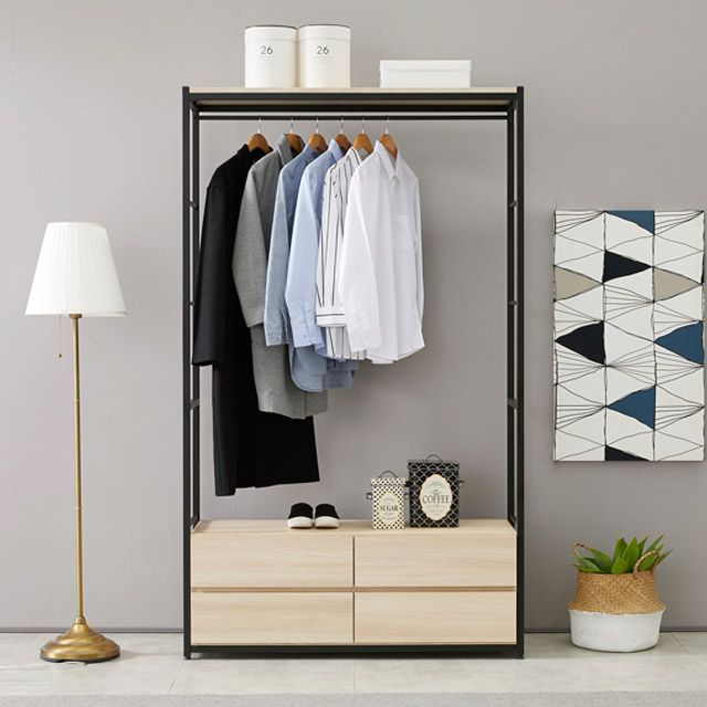 가구의서 사브레 시스템 행거 드레스룸 C 1200x400x2020mm - 메인 이미지