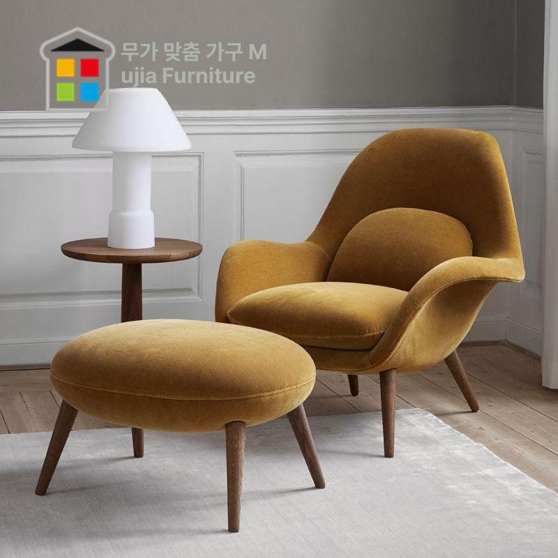 미니멀 라운지 소파 카페 호텔 거실 안락 디자이너 - 상세 이미지 4