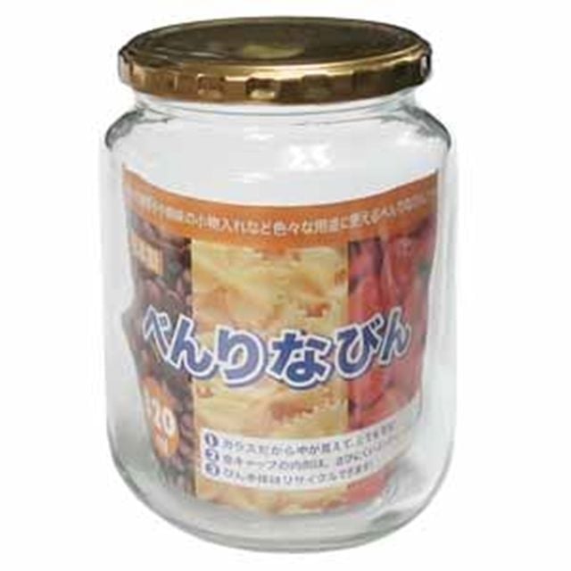 도요 밀폐 용기 잼병 유리병 꿀병 반찬통 용기 820ml - 메인 이미지